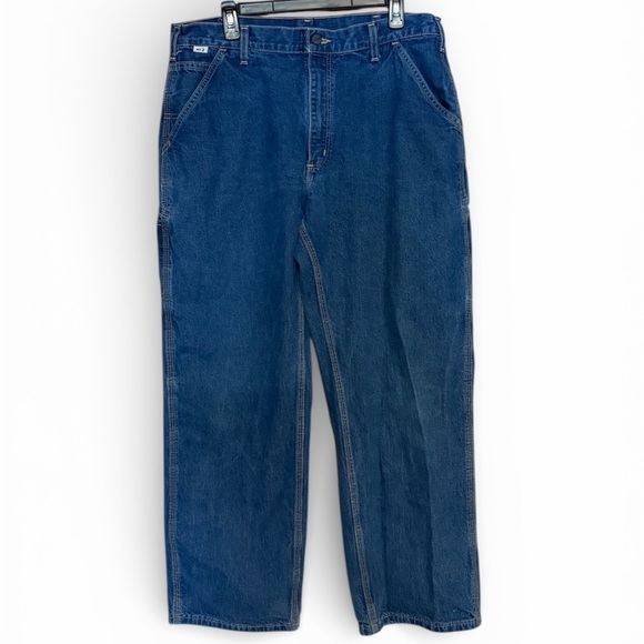 Carhartt Other - Men's Carhartt Flame-Resistant Signature Denim Dungaree Jeans
